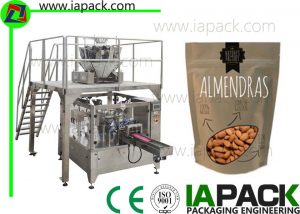 110g Nuts Pouch Grain Packing Machine Form Fill Seal Packaging