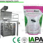 380 volt 3 phase automatic rice packing machine 60 pouches/min speed