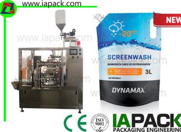 3L liquid premade pouch packing machine doypack bag 1.5 KW power