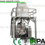 4.5 kw rice granule packing machine pneumatic control speed 45 bags/min