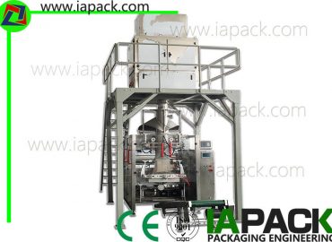 4.5 kw rice granule packing machine pneumatic control speed 45 bags/min