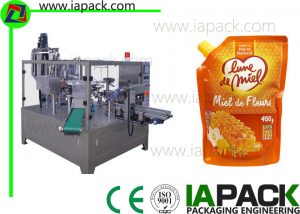 450g honey doypack liquid pouch packaging machines high frequency