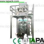 6 KW 0.6 MPa granule packing machine auto weighing PLC servo system