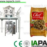 automatic vertical packing machine 500g pet food packing machine up to 90 packs per min