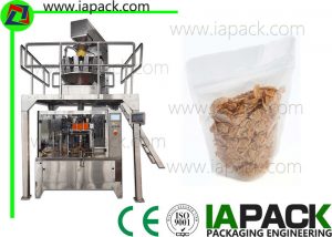 Corn Flake Stand Pouch Packing Machine Stand-up Zipper Bag Packing machine Filling Range 5-1500g