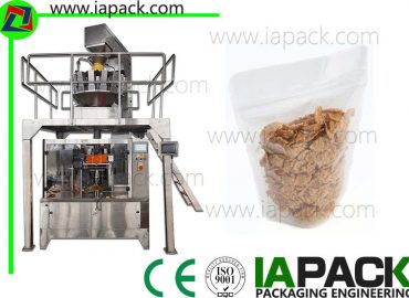 corn flake stand pouch packing machine stand-up zipper bag packing machine filling range 5-1500g