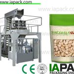 laminated film premade pouch filling sealing machine with zipper