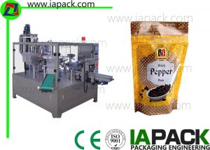Paste Filling Sauce Packaging Machine Doypack Pouch Rotary Packing
