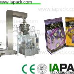 pet food automatic rotary bag-given packaging machine for large particles with multi-head scale