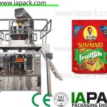 potato chips packing machine stand up pouch zipper filler sealer