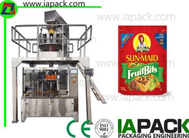 potato chips packing machine stand up pouch zipper filler sealer