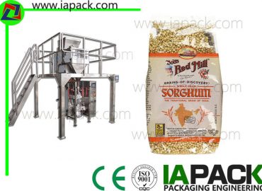 punch grain packaging machine 1500 watt automatically with multihead weigher