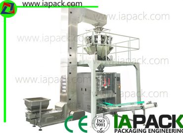 vertical packaging machine with 10 head dimpled multi-head weigher