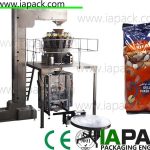 auto vertical form fill seal packaging machines 400g nuts packing