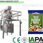 automatic form fill seal machine with multi head weigher for cashew nuts packing snacks packing machine