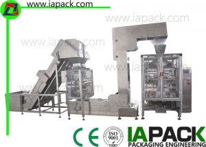 bean sprouts polythene bag packing machine auto feeding device