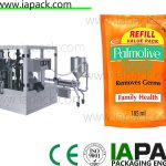 olive oil premade pouch packing machine doypack pouch rotary packing machine with liquid filling machine