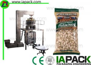 pistachio nuts packaging machine , vertical form fill sealing machine