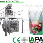 candy bag packing machine with multiheads weigher doypack packing machine