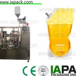 stand-up bag edible oil pouch packing machine auto 6 working station up to 50 bags/min