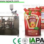 tomato paste packing machine , poly pouch packing machine PLC control