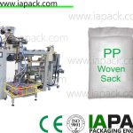 wheat automatic weighing and bagging machine poly woven bag